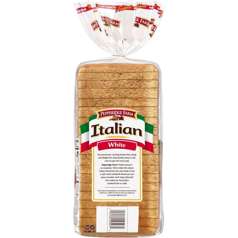 slide 2 of 5, Pepperidge Farm Italian White Seedless Bread - 20oz, 20 oz
