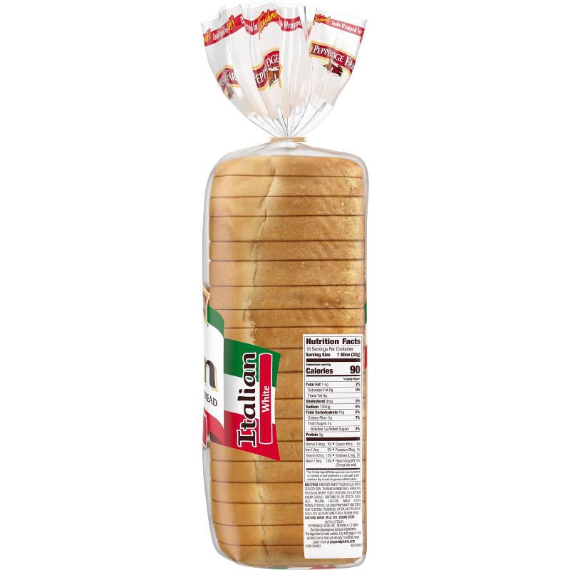 slide 3 of 5, Pepperidge Farm Italian White Seedless Bread - 20oz, 20 oz