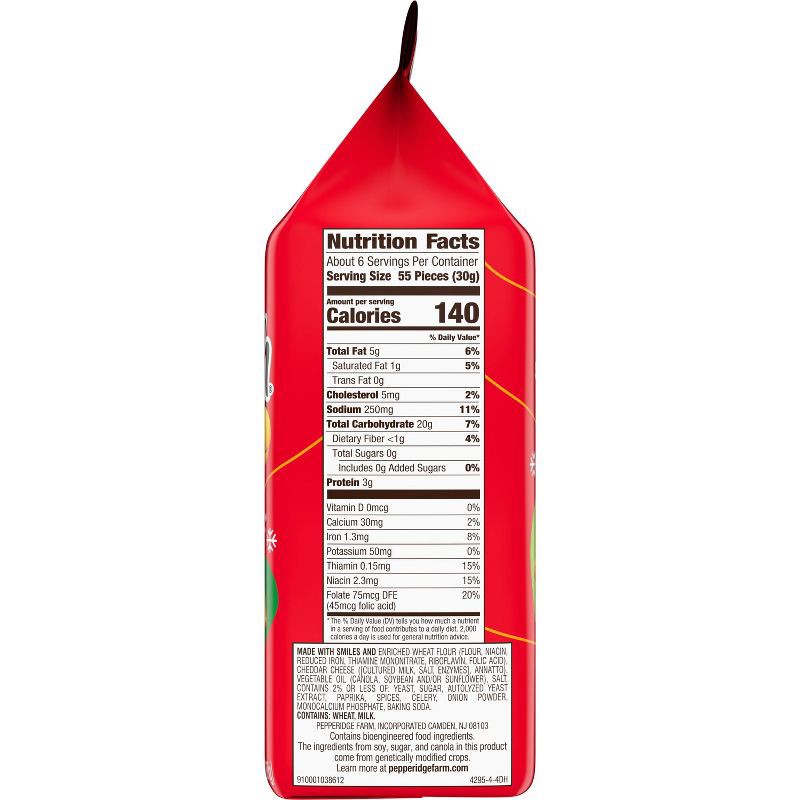 slide 2 of 6, Goldfish Holiday Shapes Cheddar Crackers Bag - 6.6oz, 6.6 oz