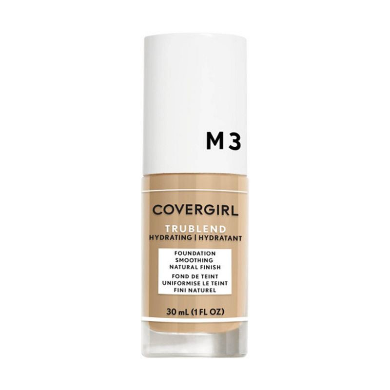 slide 1 of 3, COVERGIRL truBLEND Liquid Foundation - M3 Golden Beige - 1 fl oz, 1 fl oz