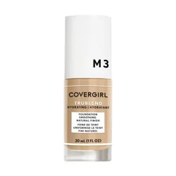 COVERGIRL TruBlend Liquid Foundation - M3 Golden Beige - 1 fl oz: Aluminum-Free, Phthalate-Free, Smooth Semi-Matte Finish, Medium Coverage