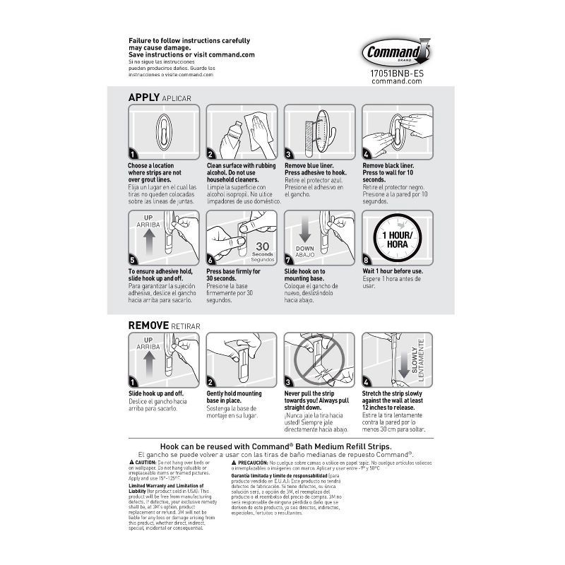 3M Command Water-Resistant Hooks