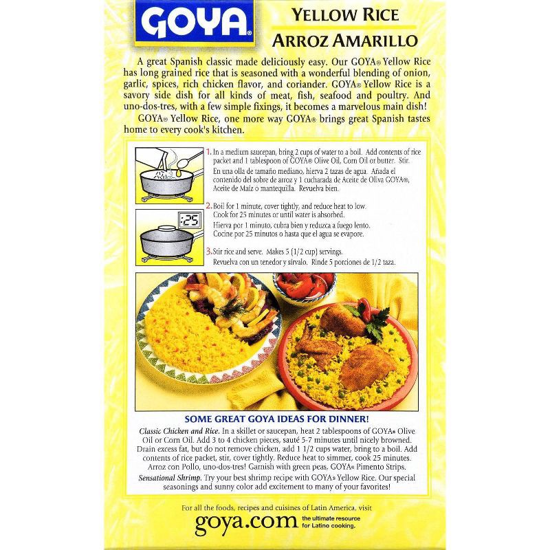 slide 2 of 5, Goya Spanish Style Yellow Rice Mix - 7oz, 7 oz