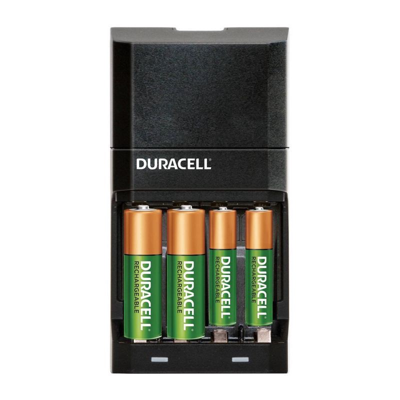 slide 5 of 5, Duracell is4000 Battery Charger for NiMH AA/AAA Rechargeable Batteries - Includes 2 AA & 2 AAA Rechargeable Batteries, 1 ct