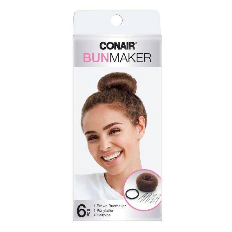 slide 1 of 5, Conair Bun Maker Kit for All Hair Types- 6pc, 6 ct