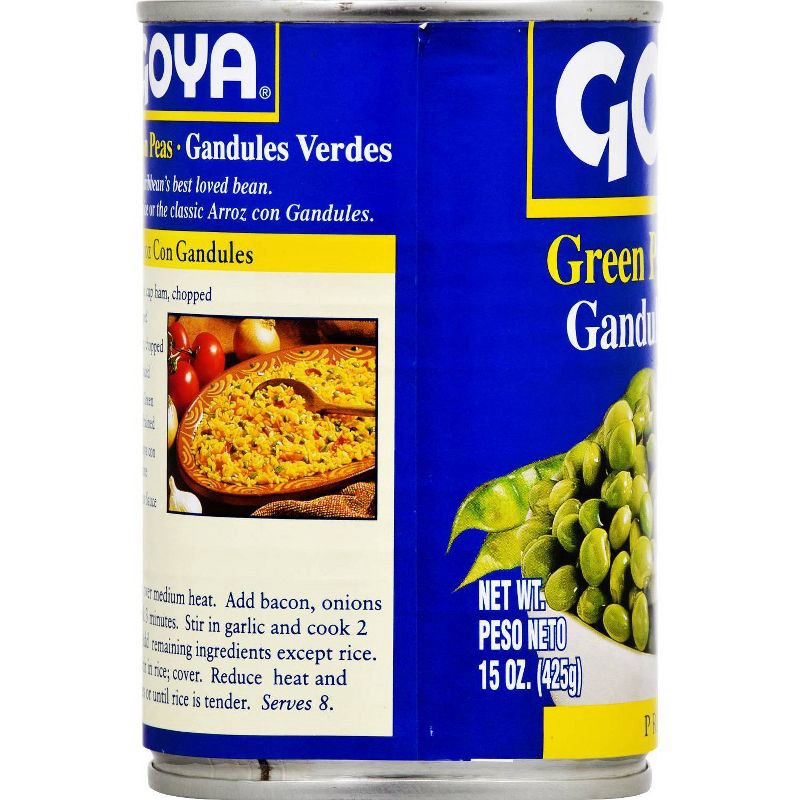 slide 3 of 5, Goya Green Pigeon Peas - 15oz, 15 oz