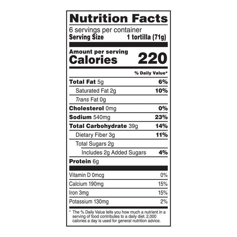 slide 5 of 7, Mission Garden Spinach & Herb Wraps - 15oz/6ct, 6 ct