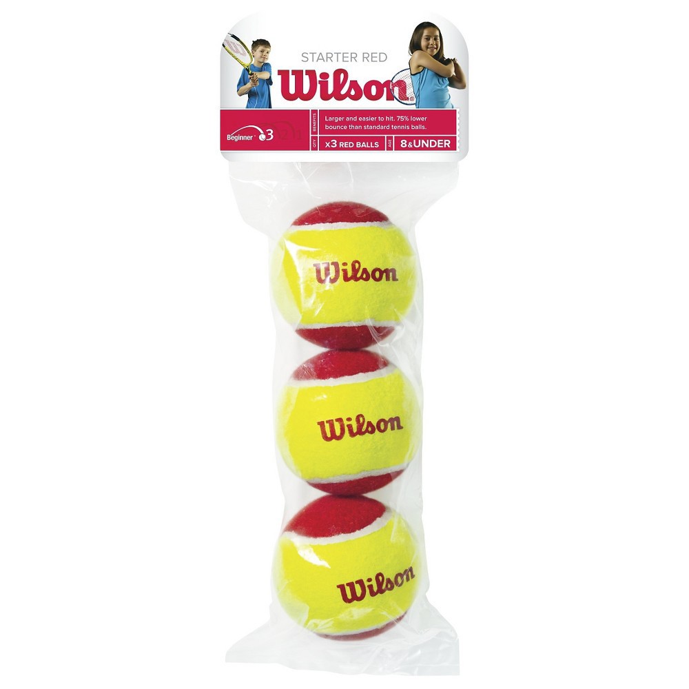 slide 2 of 3, Head Wilson Starter Tennis Balls - 3pk, 3 ct