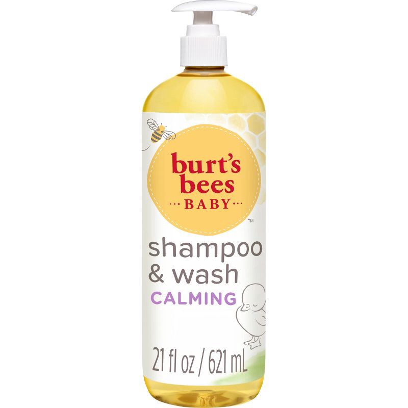 slide 1 of 4, Burt's Bees Baby Shampoo & Wash, Calming - 21oz, 21 oz