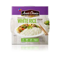 Annie Chuns Annie Chun's Restaurant-Style Medium Grain White Sticky Rice Microwavable Bowl - 7.4oz