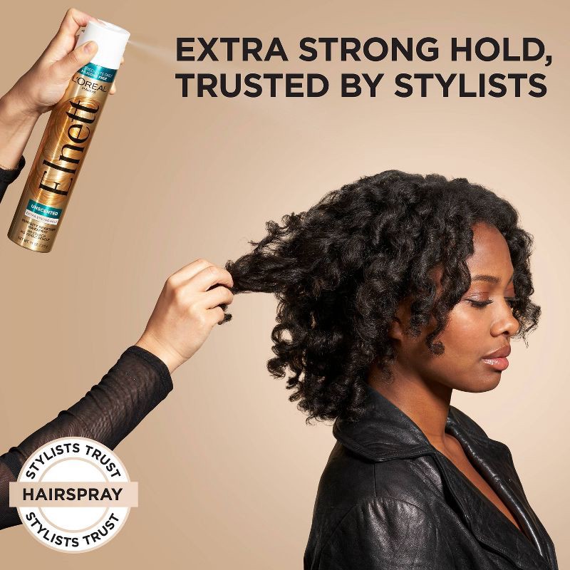 slide 9 of 10, L'Oreal Paris Elnett Satin Extra Strong Hold Unscented Hair Spray - 11oz, 11 oz