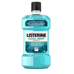 Listerine Antiseptic Intense Mouthwash for Bad Breath - Cool Mint - 1L
