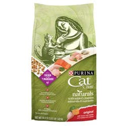 Purina Cat Chow Naturals Original Chicken Flavor Dry Cat Food - 3.15lbs