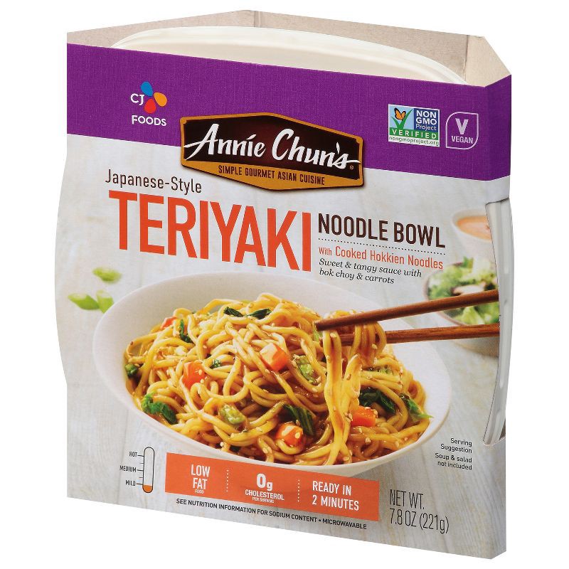 slide 2 of 8, Annie Chuns Annie Chun's Vegan Noodle Bowl Teriyaki - 7.8oz, 7.8 oz