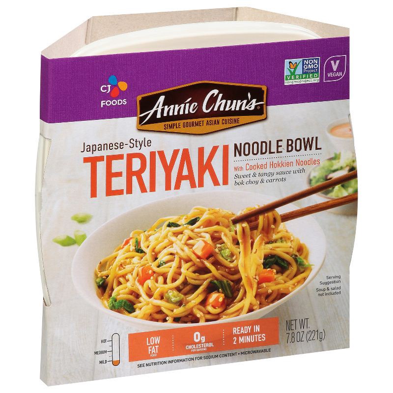 slide 3 of 8, Annie Chuns Annie Chun's Vegan Noodle Bowl Teriyaki - 7.8oz, 7.8 oz