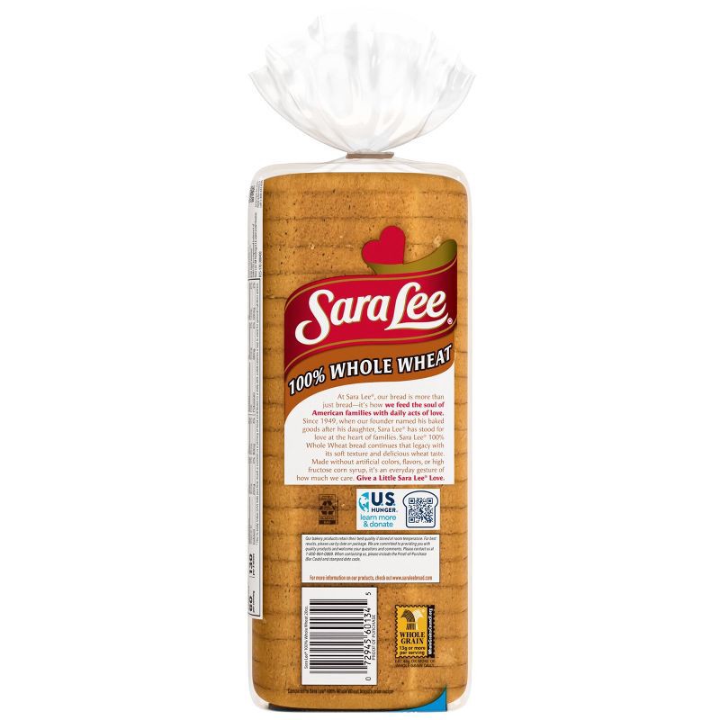 slide 5 of 11, Sara Lee Classic Whole Wheat Bread - 20oz, 20 oz