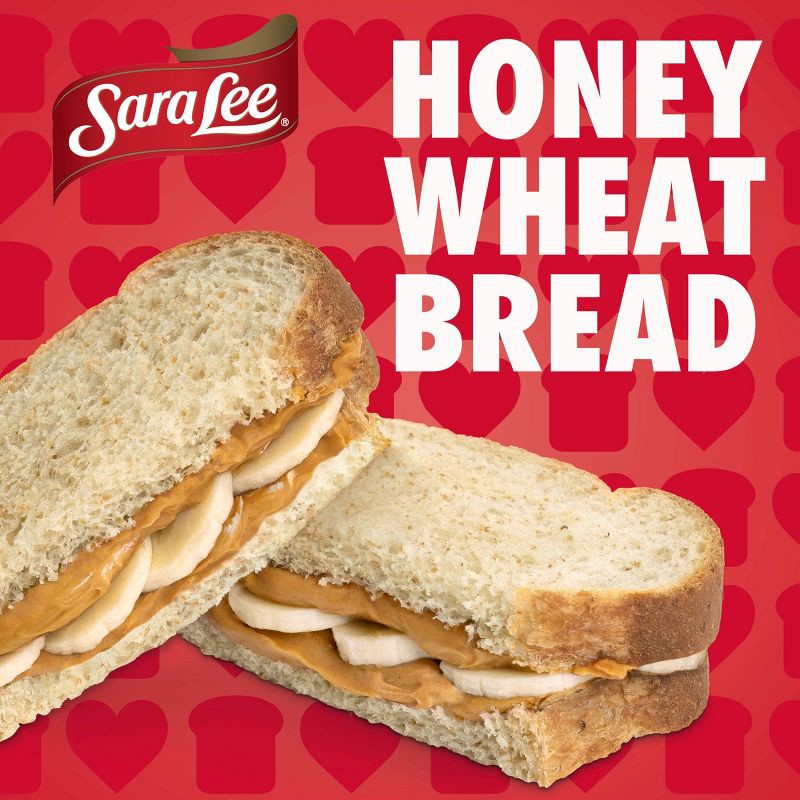 slide 3 of 9, Sara Lee Honey Whole Wheat Bread - 20oz, 20 oz