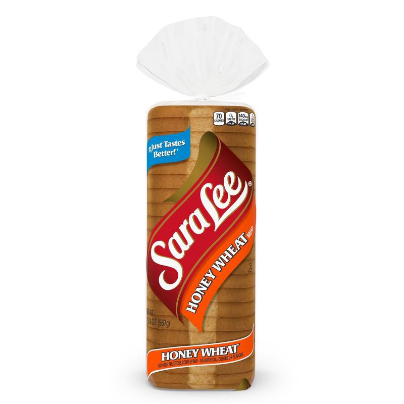 slide 8 of 9, Sara Lee Honey Whole Wheat Bread - 20oz, 20 oz