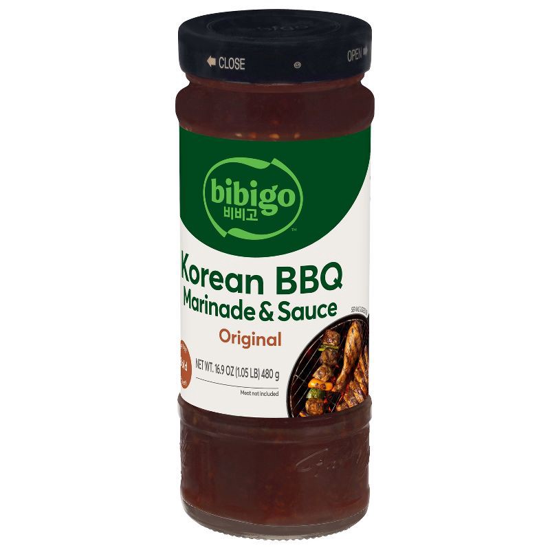 slide 5 of 8, Bibigo Korean BBQ Marinade & Sauce Original - 16.9oz, 16.9 oz