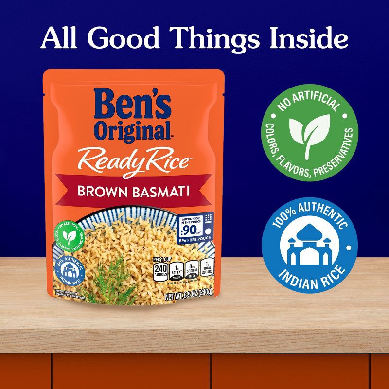 slide 5 of 6, Ben's Original Ready Rice Brown Basmati Rice - 8.5oz, 8.5 oz