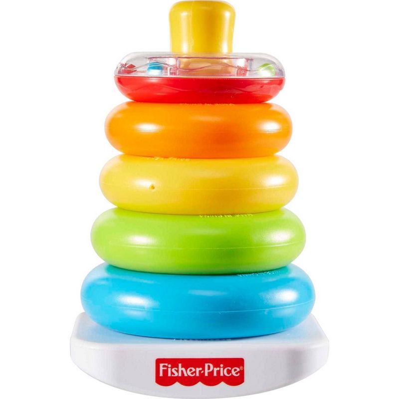 slide 5 of 6, Fisher-Price Rock-a-Stack Sleeve Infant Stacking Toy, 1 ct