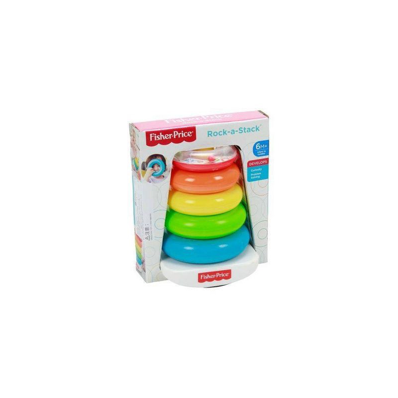 slide 6 of 6, Fisher-Price Rock-a-Stack Sleeve Infant Stacking Toy, 1 ct