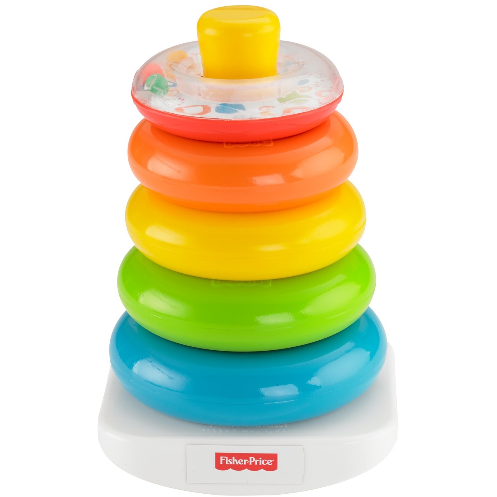 slide 1 of 11, Fisher-Price Rock-a-Stack Sleeve Infant Stacking Toy, 1 ct
