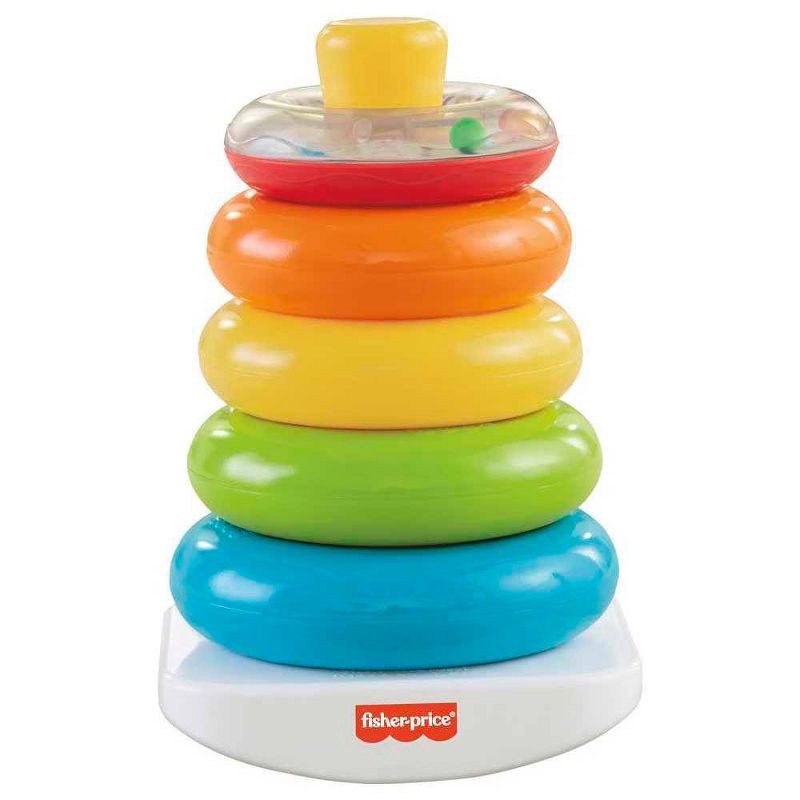 slide 1 of 6, Fisher-Price Rock-a-Stack Sleeve Infant Stacking Toy, 1 ct
