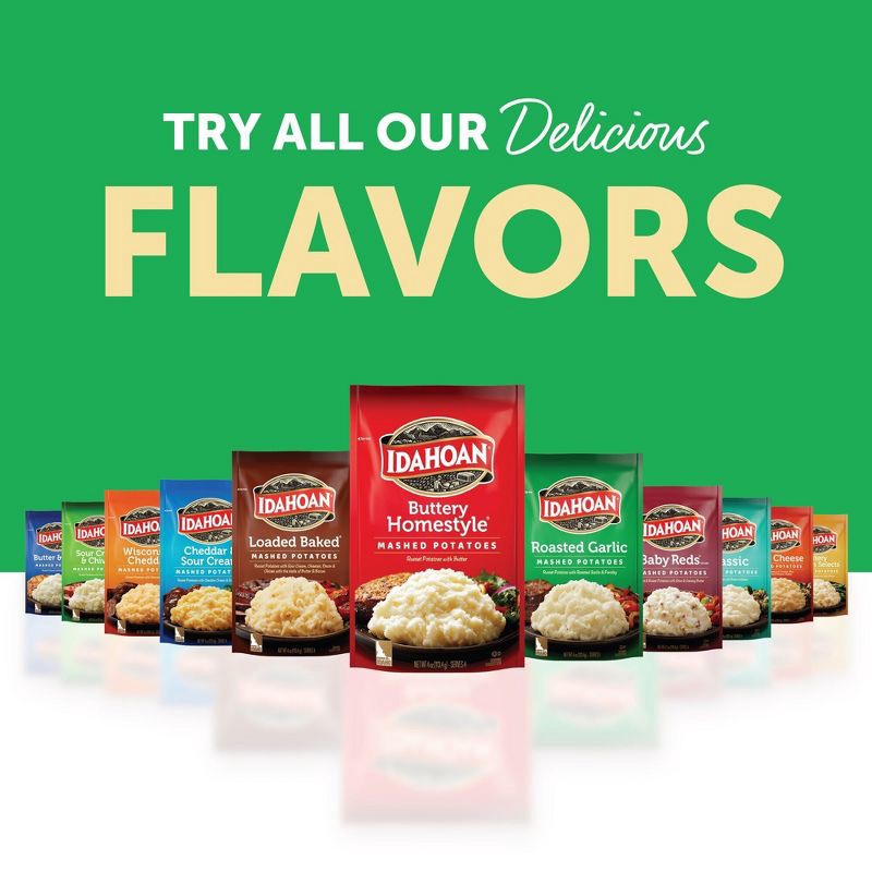 slide 10 of 10, Idahoan Gluten Free Roasted Garlic Mashed Potatoes - 4oz, 4 oz