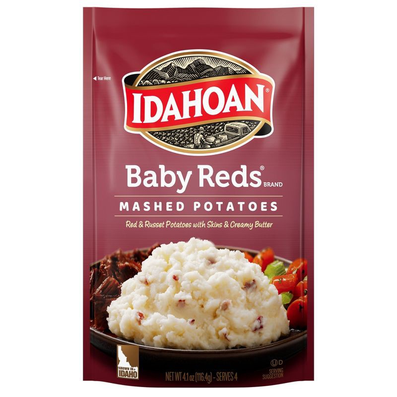 slide 1 of 10, Idahoan Gluten Free Baby Reds Mashed Potatoes - 4.1oz, 4.1 oz