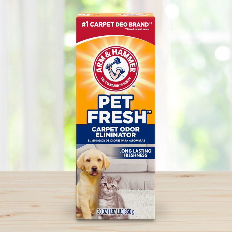 slide 2 of 13, Arm & Hammer Pet Fresh Carpet Odor Eliminator - 30oz, 30 oz