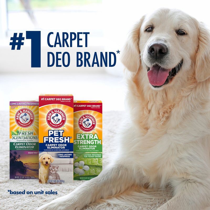 slide 6 of 13, Arm & Hammer Pet Fresh Carpet Odor Eliminator - 30oz, 30 oz
