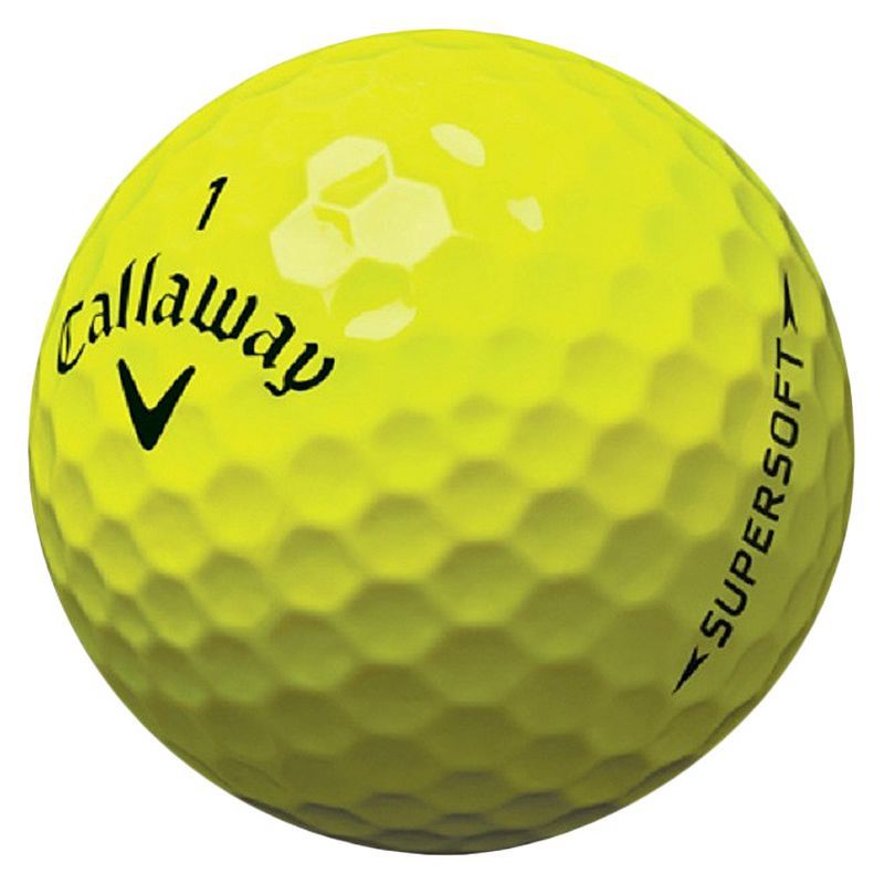 slide 3 of 4, Callaway Supersoft Golf Balls 12pk - Yellow, 12 ct