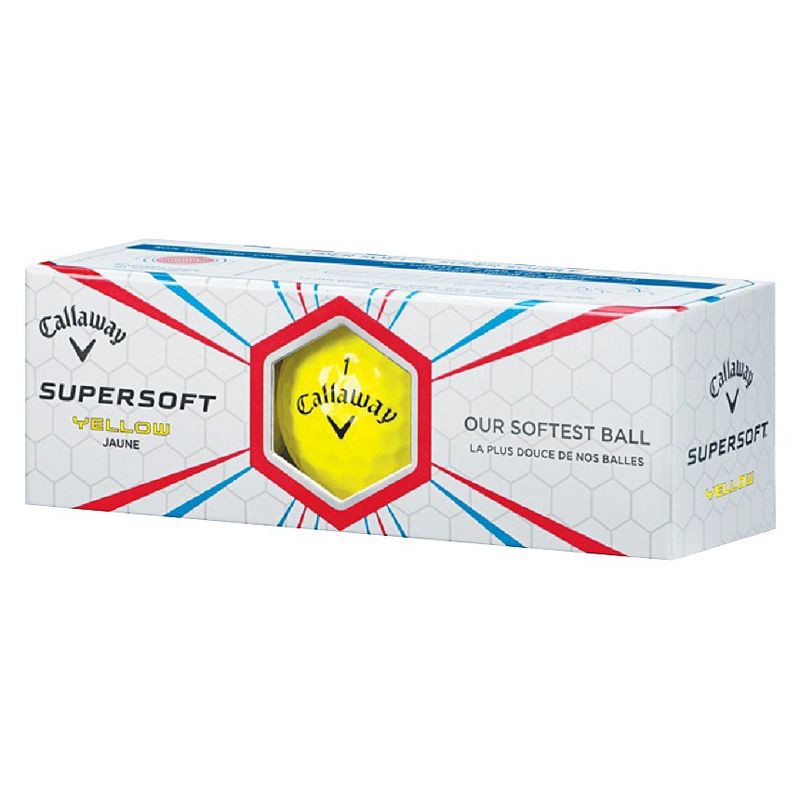 slide 4 of 4, Callaway Supersoft Golf Balls 12pk - Yellow, 12 ct