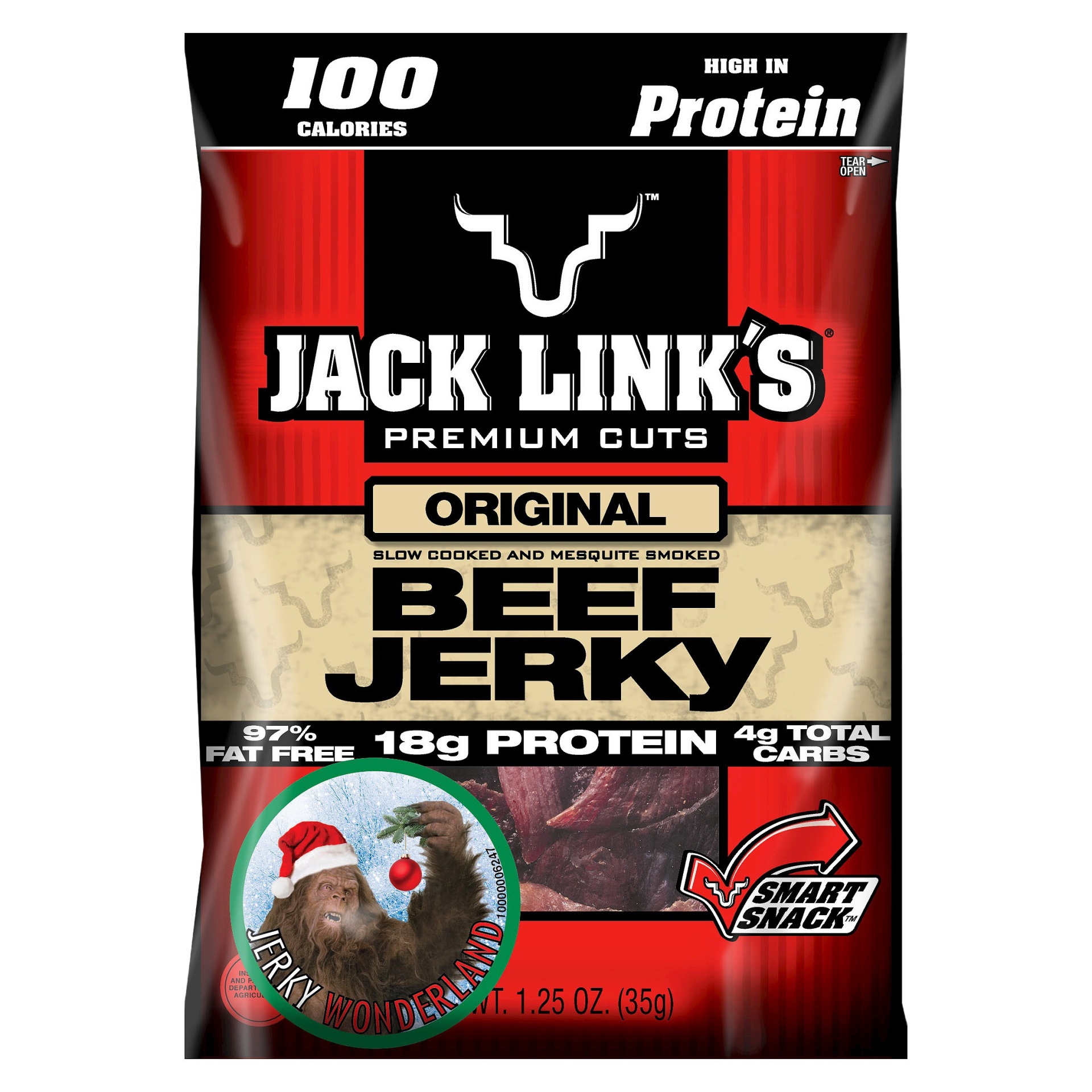slide 1 of 1, Jack Link's Original Beef Jerky, 1.25 oz