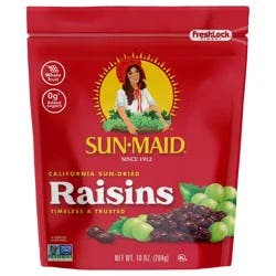 Sun-Maid California Sun-Dried Raisins Resealable Bag - 10oz