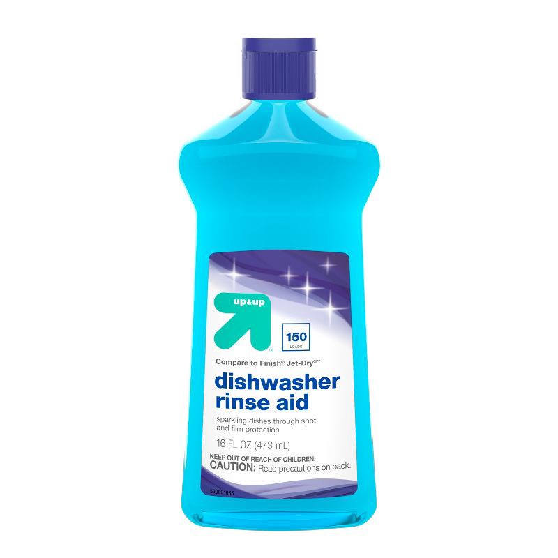 slide 1 of 4, Dishwasher Rinse Aid - 16oz - up&up™, 16 oz