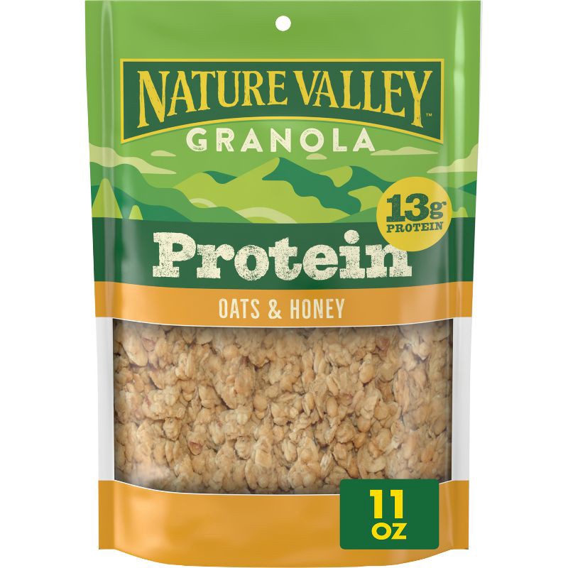 slide 1 of 10, Nature Valley Protein Oats 'n Honey Crunchy Granola - 11oz, 11 oz