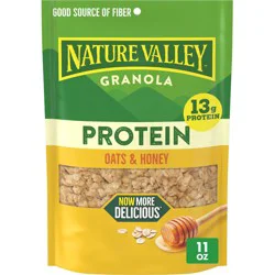 Nature Valley Protein Oats 'n Honey Crunchy Granola - 11oz: Cholesterol Free, High Protein
