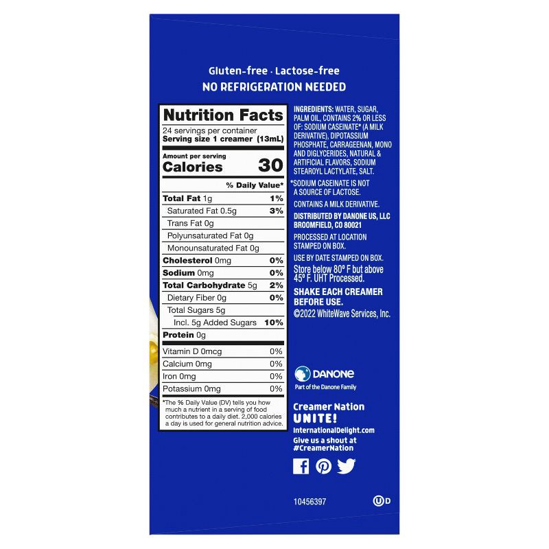 slide 10 of 12, International Delight French Vanilla Coffee Creamer Singles - 24ct/0.44 fl oz, 24 ct, 0.44 fl oz