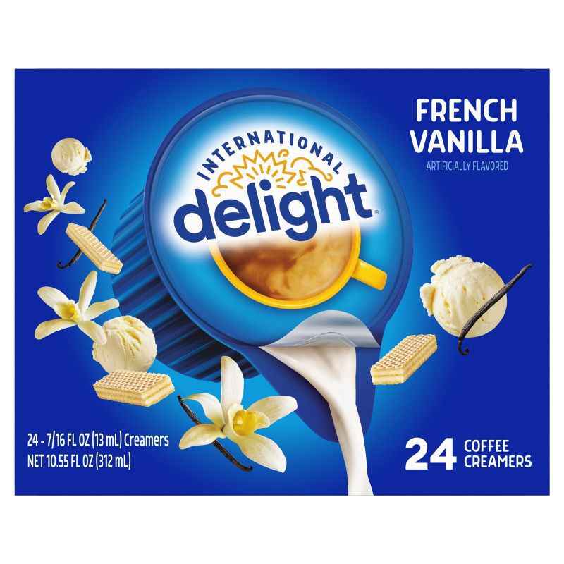 slide 11 of 12, International Delight French Vanilla Coffee Creamer Singles - 24ct/0.44 fl oz, 24 ct, 0.44 fl oz