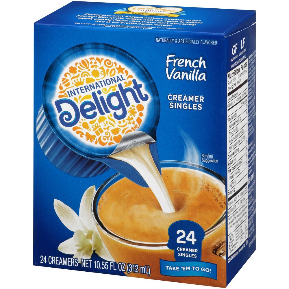 International Delight French Vanilla Coffee Creamer Singles 24 ct | Shipt