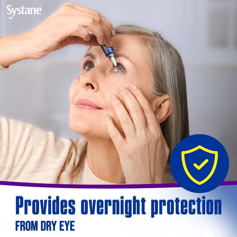 slide 3 of 8, Systane Gel Nighttime Protection Eye Lubricant - 0.35 fl oz, 0.35 fl oz