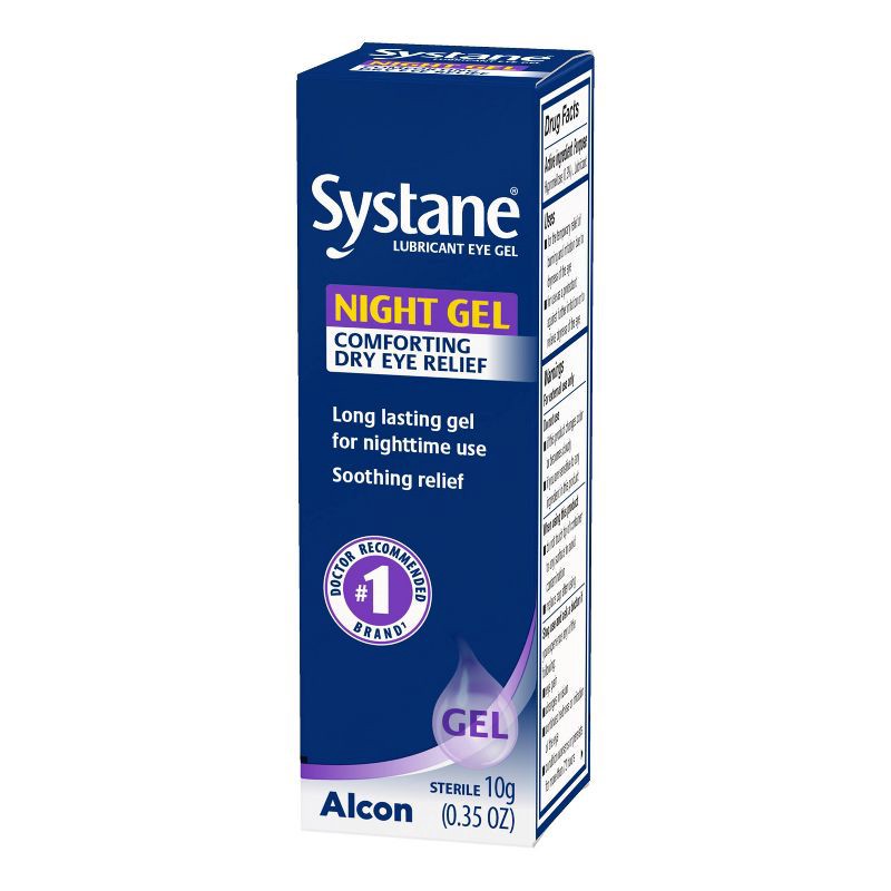 slide 1 of 8, Systane Gel Nighttime Protection Eye Lubricant - 0.35 fl oz, 0.35 fl oz