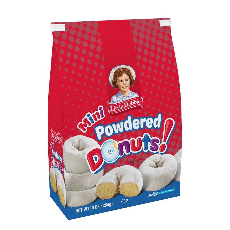 slide 3 of 4, Little Debbie Mini Powdered Donuts - 10oz, 10 oz