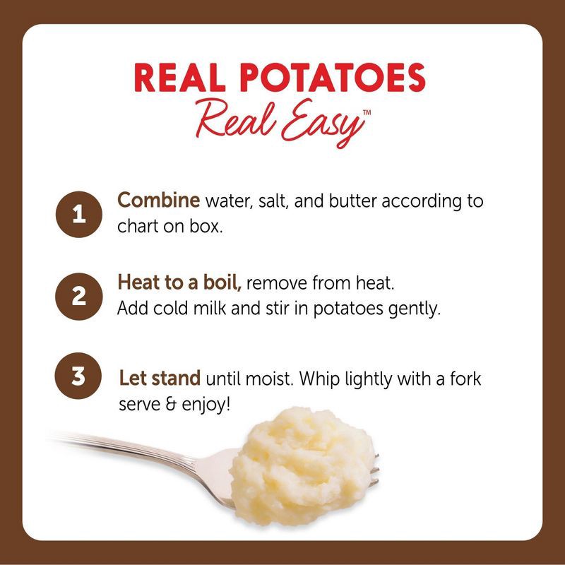 slide 6 of 9, Idahoan Gluten Free Original Mashed Potatoes - 13.75oz, 13.75 oz