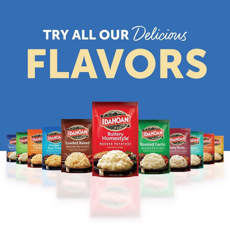 slide 10 of 10, Idahoan Gluten Free Butter & Herb Mashed Potatoes - 4oz, 4 oz