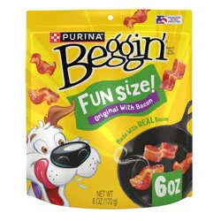 Purina Beggin' Small Breed Original Bacon and Pork Flavor Chewy Dog Treats - 6oz