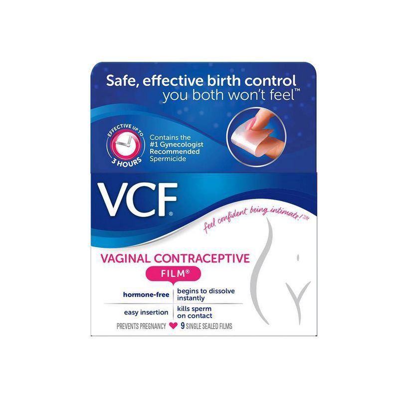 slide 2 of 4, VCF Contraceptive Films - 9ct, 9 ct