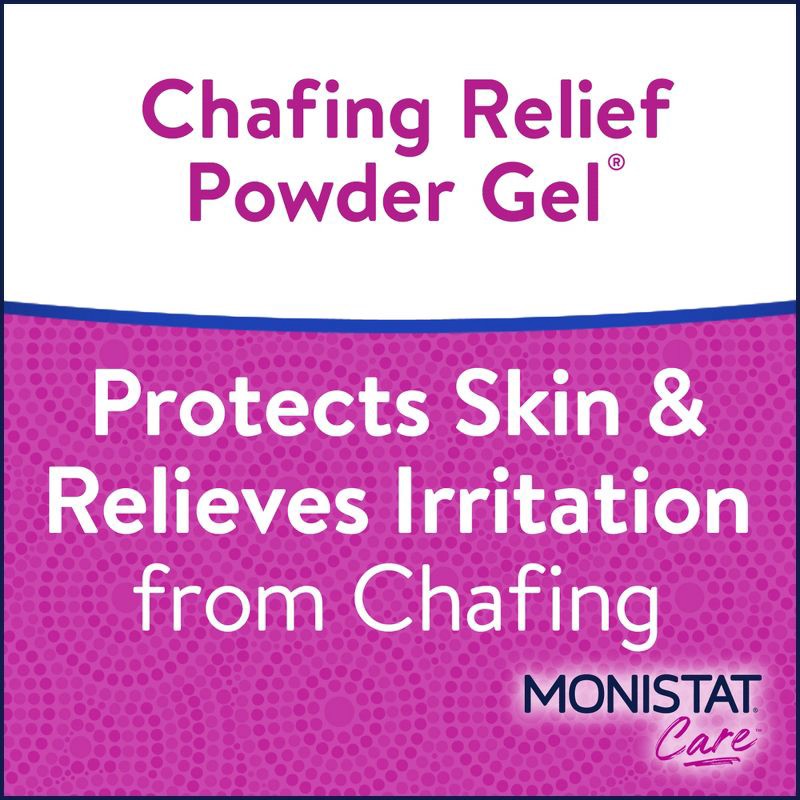 slide 3 of 7, Monistat Care Feminine Chafing Relief Powder Gel, Anti-Chafe Protection - 1.5 oz, 1.5 oz